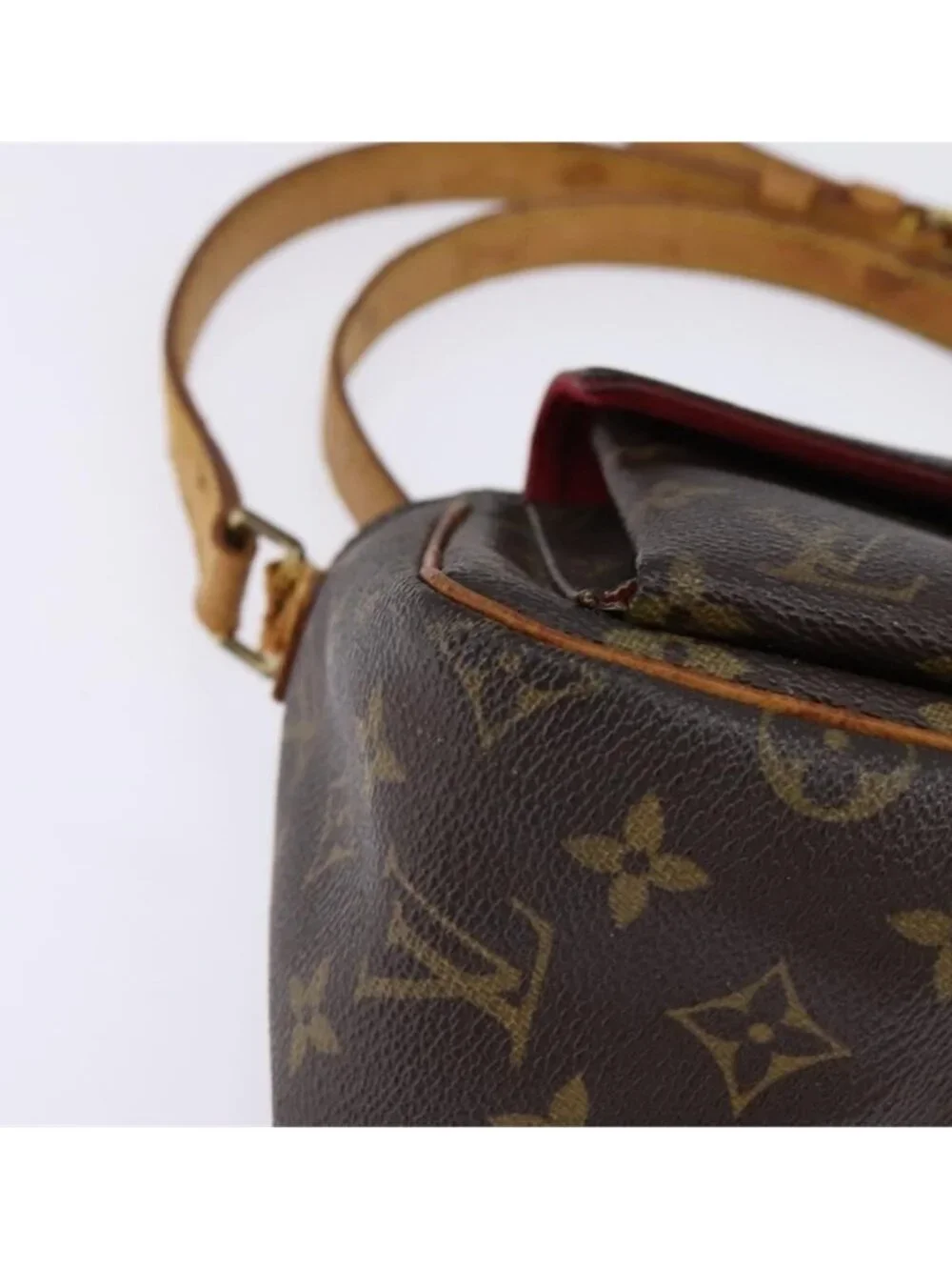 Authentic LOUIS VUITTON Monogram Viva Cite PM Shoulder Bag M51165 LV